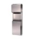 FROST 422-50A Towel/Waste Combo 11G - Recessed 4"/Control Towel- SST - 422-50A -  - [unit price]