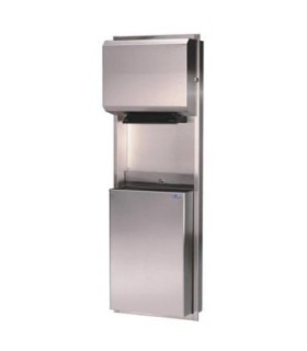 FROST 422-50A Towel/Waste Combo 11G - Recessed 4"/Control Towel- SST - 422-50A -  - [unit price]