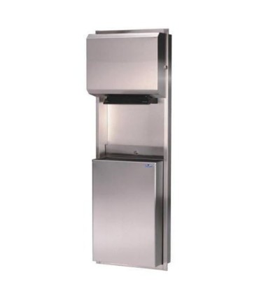 FROST 422-50A Towel/Waste Combo 11G - Recessed 4"/Control Towel- SST - 422-50A -  - [unit price]