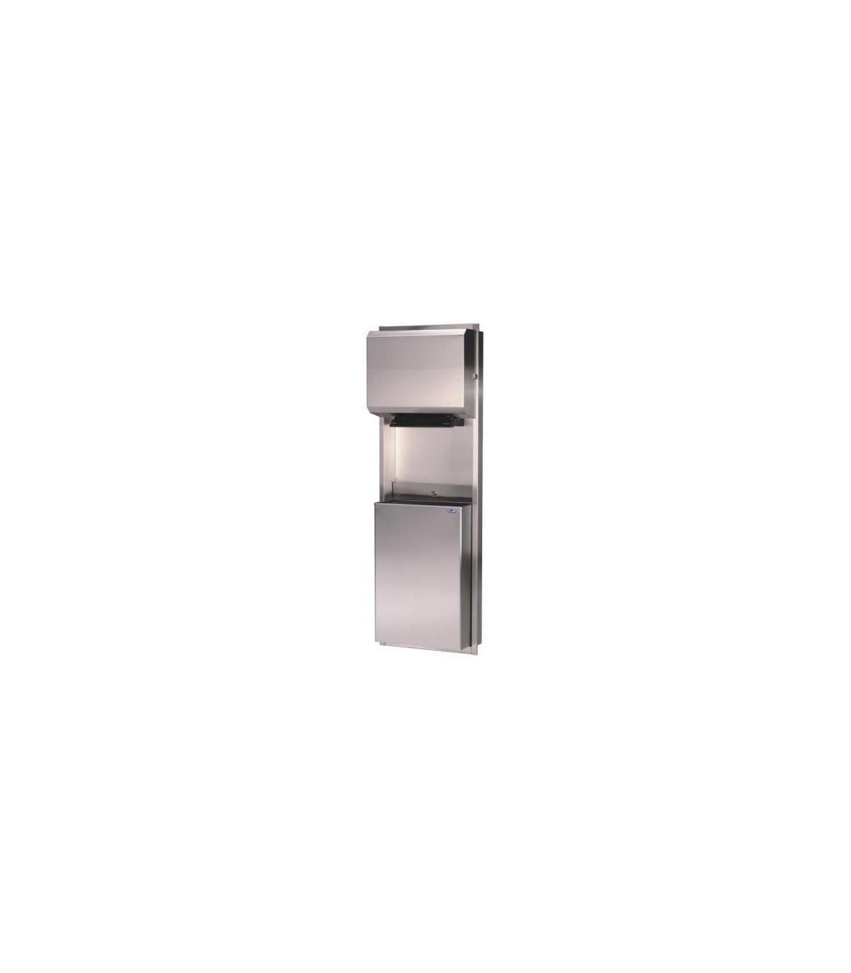 FROST 422-50A Towel/Waste Combo 11G - Recessed 4"/Control Towel- SST - 422-50A -  - [unit price]