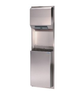 FROST 422-70A Towel/Waste Combo 11G - Recessed 4"/No Touch- SST - 422-70A -  - [unit price]