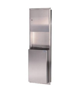 FROST 422A Towel/WasteCombo 11G - Recessed 4"/Multifold- SST - 422A -  - [unit price]