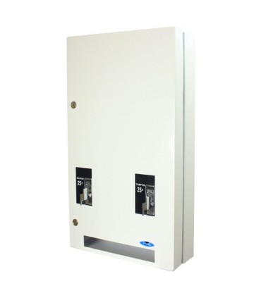 FROST 608-1-050 Vending Dispenser - Napkin/Tampon Combo -$0.50ct-White - 608-1-050 -  - [unit price]