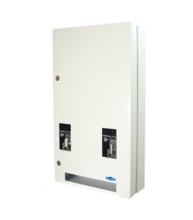 FROST 608-1-FREE Vending Dispenser - Napkin/Tampon Combo -Free- White - 608-1-FREE -  - [unit price]