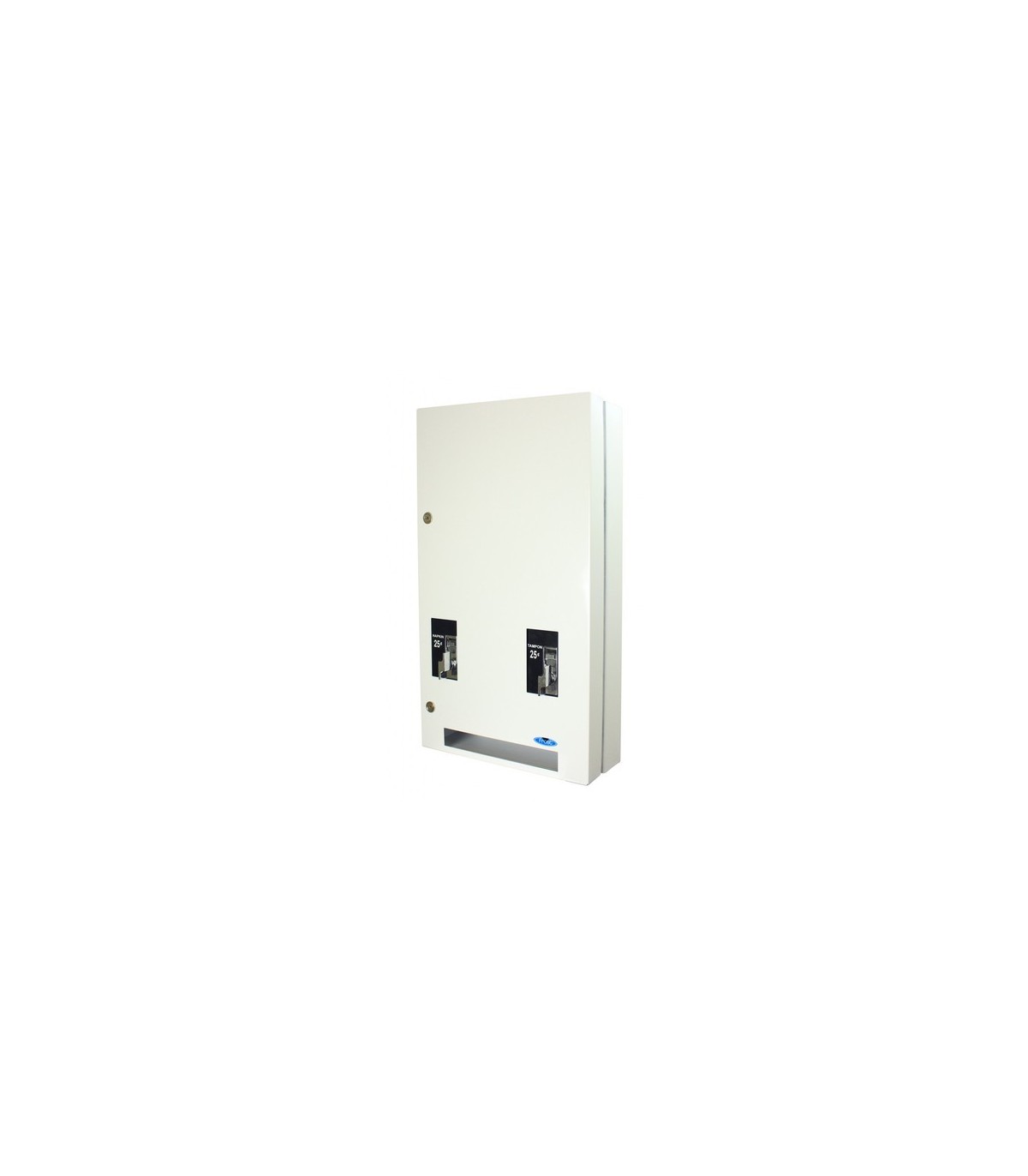 FROST 608-1-FREE Vending Dispenser - Napkin/Tampon Combo -Free- White - 608-1-FREE -  - [unit price]