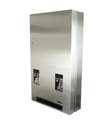 FROST 608-3-050 Vending Dispenser - Napkin/Tampon - $0.50ct - SST - 608-3-050 -  - [unit price]
