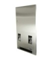 FROST 615-5-025 Vending Dispenser - Napkin/Tampon-Recessed-$0.25ct-SST