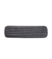 Rubbermaid FG1863895 Microfiber Hygen Wet Floor Pad 18" - Gray [Q410], Price Per CS
