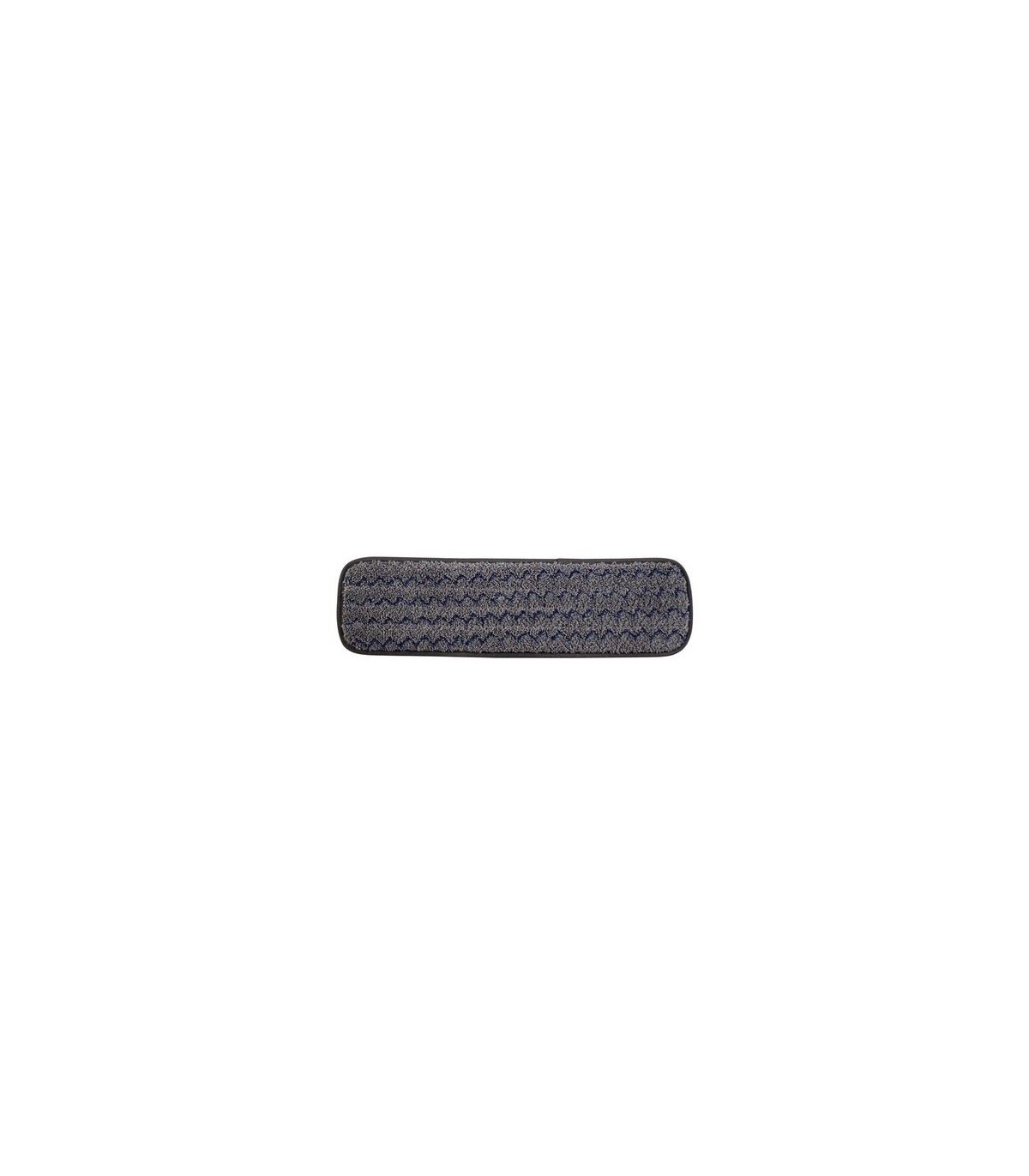 Rubbermaid FG1863895 Microfiber Hygen Wet Floor Pad 18" - Gray [Q410], Price Per CS - FG1863895 -  - [unit price]