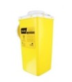 FROST 878-500 Biomedical Sharps Disposal - Cont Only 4/pk - Yellow