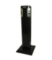 FROST 920 Smoking Receptacle - Outdoor Free Standing - Black/SST