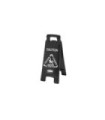Rubbermaid FG1867505 SOP: Safety-Floor Sign Multi-Ling Caution 2-Side-Blk[6112], Price Per EA