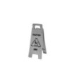 Rubbermaid FG1867506 Final Sale: Multi-Lingual Caution Sign -Gray[6112], Price Per EA