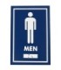 FROST 960 Signage - 4x6" Male w/Braille Washroom - 960 -  - [unit price]