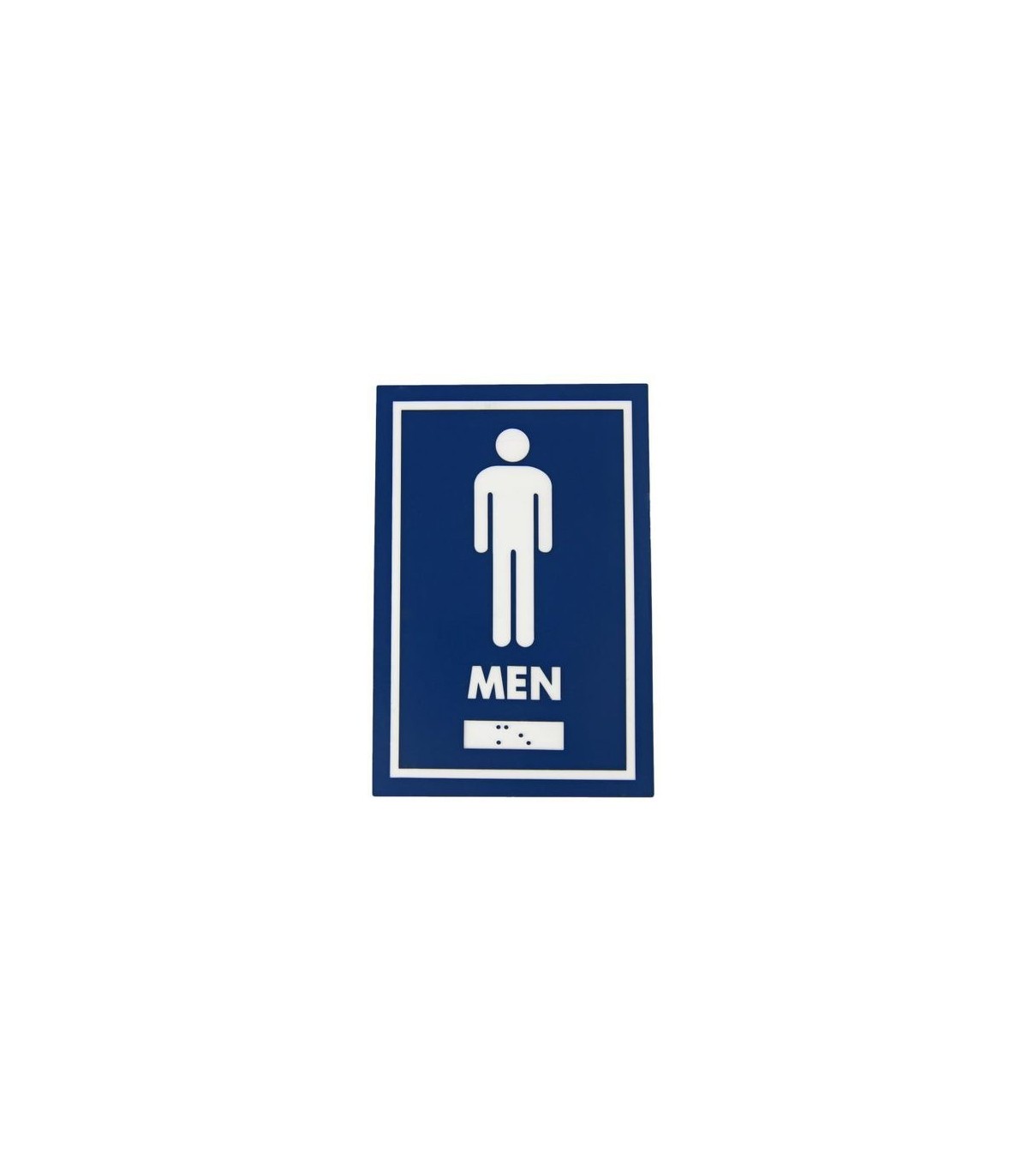 FROST 960 Signage - 4x6" Male w/Braille Washroom - 960 -  - [unit price]