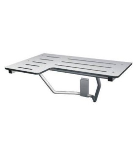 FROST 975-L Shower Seat - Retractable Left 33x14.5" - SST/White - 975-L -  - [unit price]