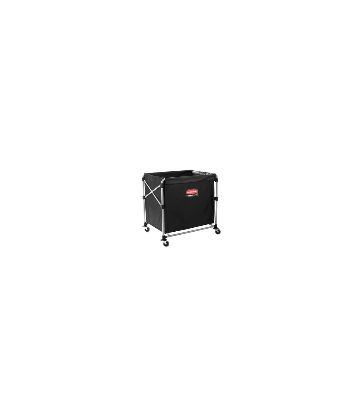 Rubbermaid FG1881750 Cart - X-Cart Collapsible 8-Bushel Basket - Black, Price Per EA - FG1881750 -  - [unit price]