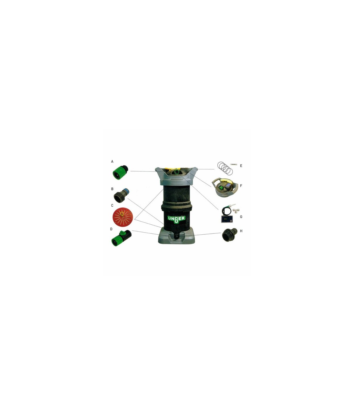 Unger 18641 Part - HyrdroPower Outlet with O-Ring - 18641 -  - [unit price]