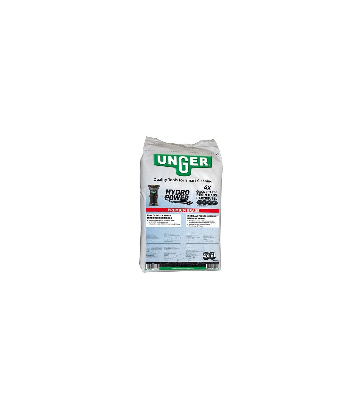 Unger DIB84 SOP: HydroPower Resin Bags - 4/cs - DIB84 -  - [unit price]