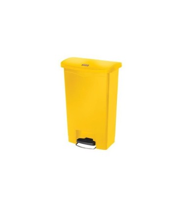 Rubbermaid FG1883575 SOP: Slim Jim 50L/13G Fs Resin Step On Yellow, Price Per CS - FG1883575 -  - [unit price]
