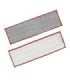 Unger EF40R SOP: Excella 20" Restroom Cleaning Pad - Gray/Red - EF40R -  - [unit price]
