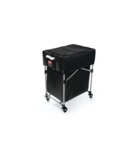 Rubbermaid FG1889863 SOP: Cart - X-Cart 4-Bushel Small Cover Only - Black, Price Per EA - FG1889863 -  - [unit price]