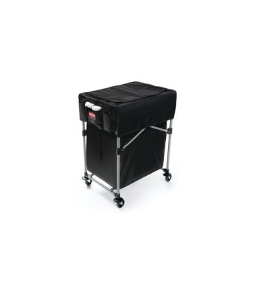 Rubbermaid FG1889863 SOP: Cart - X-Cart 4-Bushel Small Cover Only - Black, Price Per EA - FG1889863 -  - [unit price]