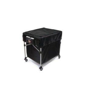 Rubbermaid FG1889864 SOP: Cart - X-Cart 8 Bushel Large Cover Only - Black, Price Per EA - FG1889864 -  - [unit price]