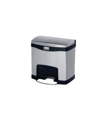 Rubbermaid FG1901982 SOP: Step On - Slim Jim Frontstep Metal 4G - Black, Price Per EA - FG1901982 -  - [unit price]