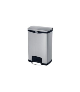 Rubbermaid FG1901992 SOP: Step On - Slim Jim Frontstep Metal 13G - Black, Price Per EA - FG1901992 -  - [unit price]