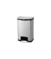 Rubbermaid FG1901994 OBS: Step On -Slim Jim Frontstep Metal w/DualLiner 13G-Black, Price Per EA