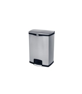 Rubbermaid FG1901999 SOP: Step On - Slim Jim Frontstep Metal 24G - Black, Price Per EA - FG1901999 -  - [unit price]
