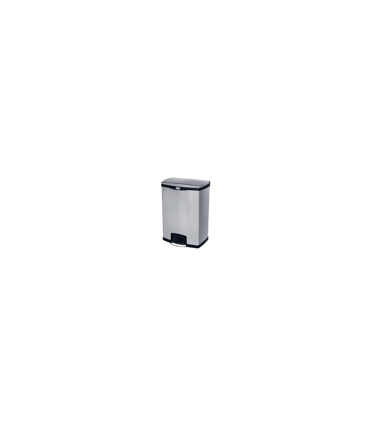 Rubbermaid FG1901999 SOP: Step On - Slim Jim Frontstep Metal 24G - Black, Price Per EA - FG1901999 -  - [unit price]