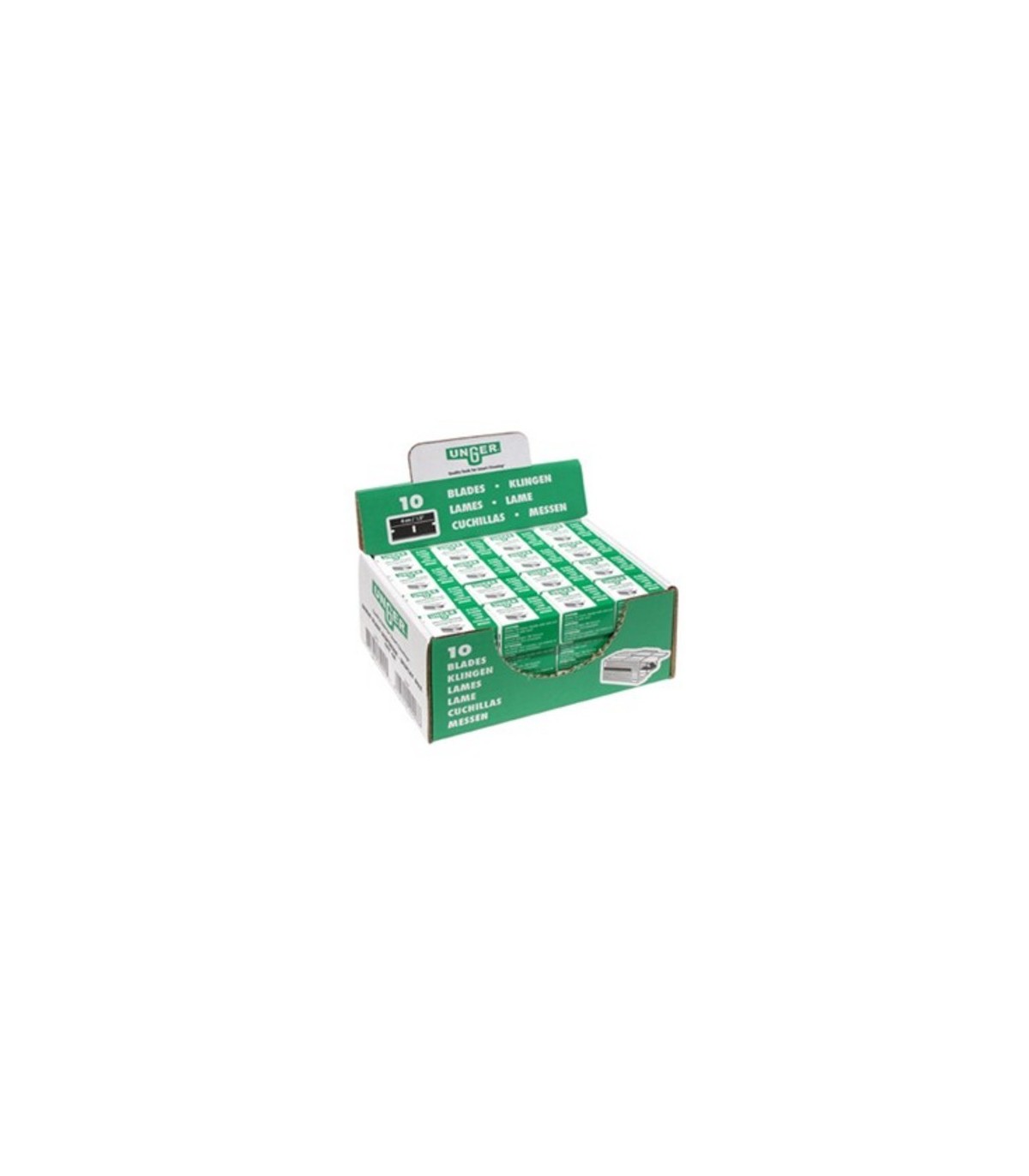 Unger SRBDB Replacement Safety Blades 4cm/1.5" DisplayBox w10Blade - SRBDB -  - [unit price]