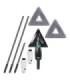 Unger SRKB4 SOP: Stingray - Microfiber System Kit 10' Refillable - SRKB4 -  - [unit price]