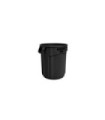 Rubbermaid FG1926827 SOP: Brute Container Vented 10G - Black [2610], Price Per EA
