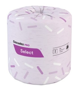 Cascade B042 Pro Select Toilet Paper, 2 Ply, 500 Sheets/Roll, White / Case of 48 - B042 -  - [unit price]