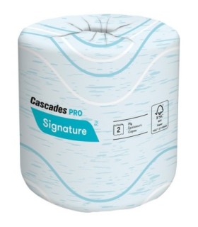 Cascade B625 Pro Signature™ Toilet Paper, 2 Ply, 400 Sheets/Roll, 133' Length, White / Case of 48 - B625 -  - [unit price]