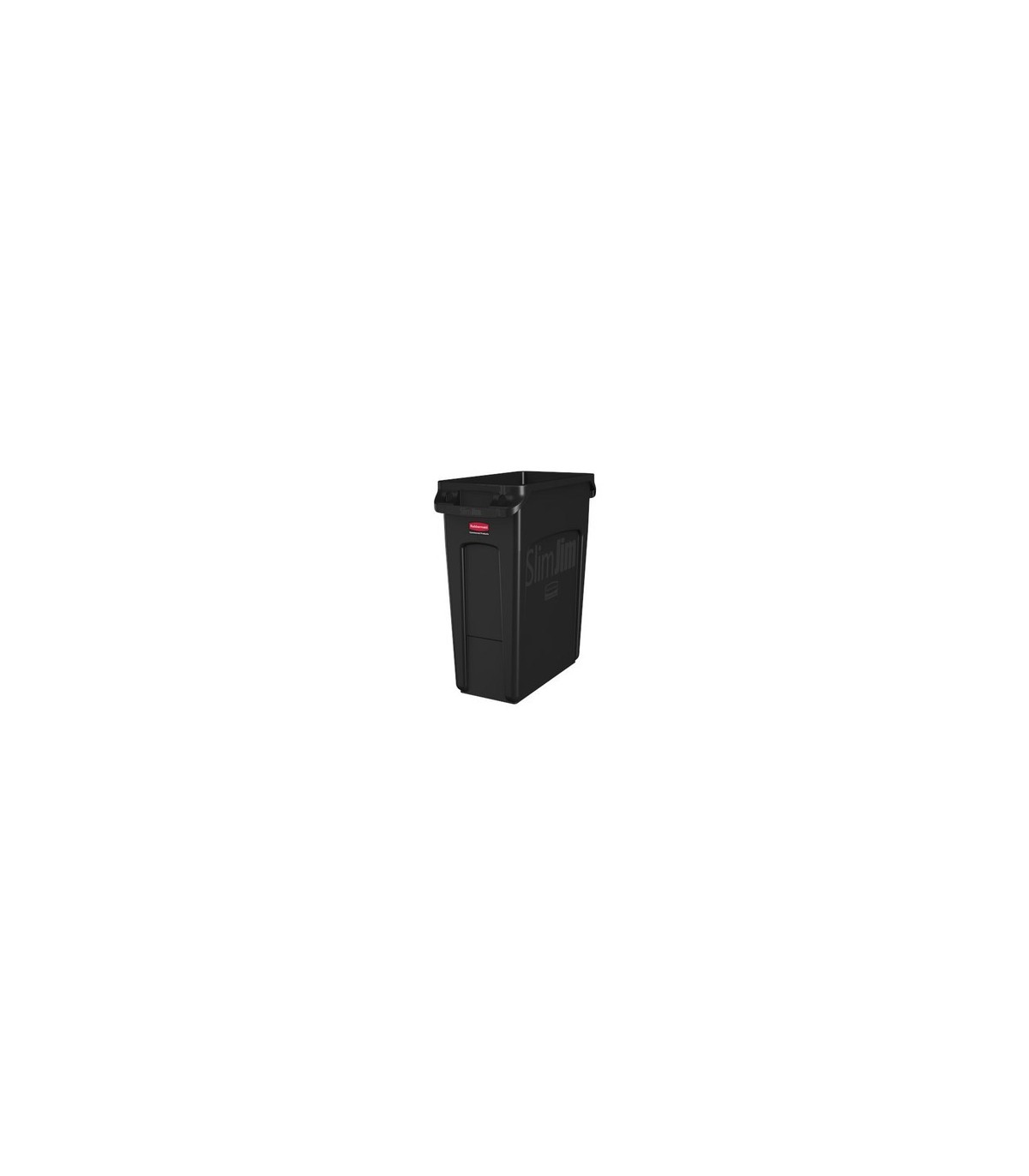 Rubbermaid FG1955959 Slim Jim w/Venting Container 16G - Black [3541], Price Per EA - FG1955959 -  - [unit price]