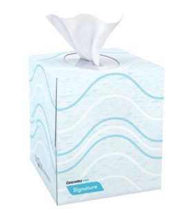 Cascade F710 Pro Signature™ Facial Tissue, 2 Ply, 8" L x 8" W, 90 Sheets/Box / Case of 36 - F710 -  - [unit price]