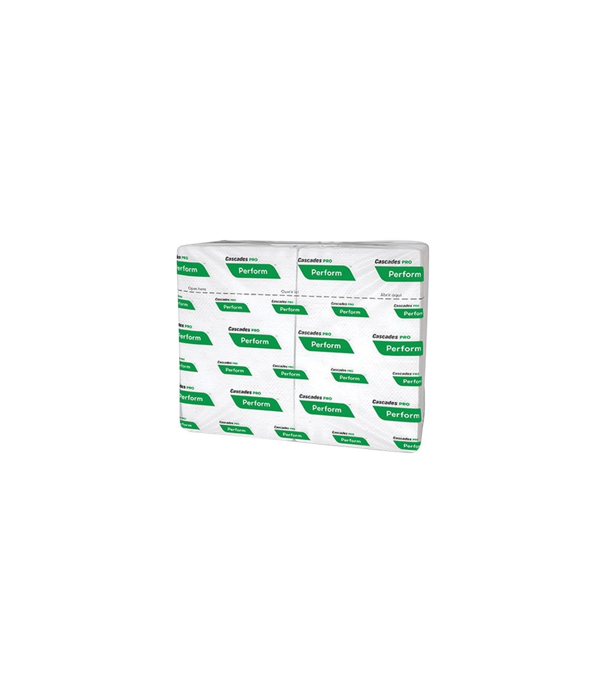 Cascade T410 Pro Perform™ Inter-Fold Napkins, 1 Ply, 6.5" x 4.25" - T410 -  - [unit price]
