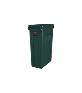 Rubbermaid FG1956186 Slim Jim w/Venting Container 23G - Green [3540], Price Per EA - FG1956186 -  - [unit price]