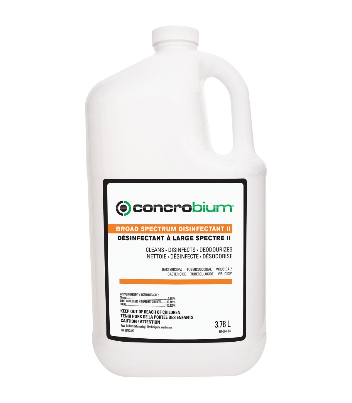 Concrobium 621004 Broad Spectrum Disinfectant II, 4L - 621004 -  - [unit price]