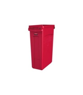 Rubbermaid FG1956189 SOP: Slim Jim w/Venting Container 23G - Red [3540], Price Per EA - FG1956189 -  - [unit price]