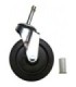 Rubbermaid FG1959585 HK Cart - Part - Quiet Caster 4" Fit Jan/HK Cart-Black, Price Per EA - FG1959585 -  - [unit price]