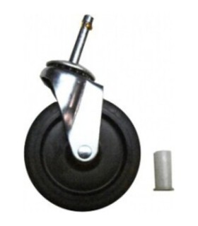 Rubbermaid FG1959585 HK Cart - Part - Quiet Caster 4" Fit Jan/HK Cart-Black, Price Per EA - FG1959585 -  - [unit price]