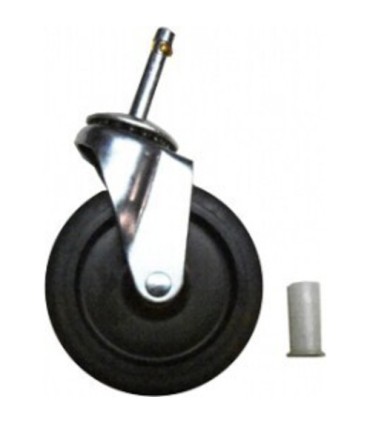Rubbermaid FG1959585 HK Cart - Part - Quiet Caster 4" Fit Jan/HK Cart-Black, Price Per EA - FG1959585 -  - [unit price]