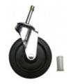 Rubbermaid FG1959585 HK Cart - Part - Quiet Caster 4" Fit Jan/HK Cart-Black, Price Per EA