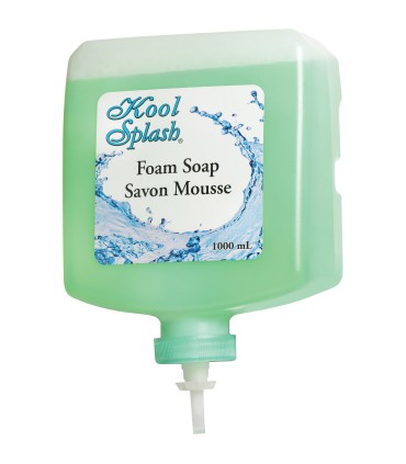 Grime Eater 79-80 Kool Splash Soothing Aloe Soap, Foam, 1000 ml, Scented / Case of 6 - 79-80 -  - [unit price]