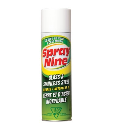 Spray Nine C23319 Glass & Stainless Cleaner, 600 g, Aerosol Can / Can - C23319 -  - [unit price]